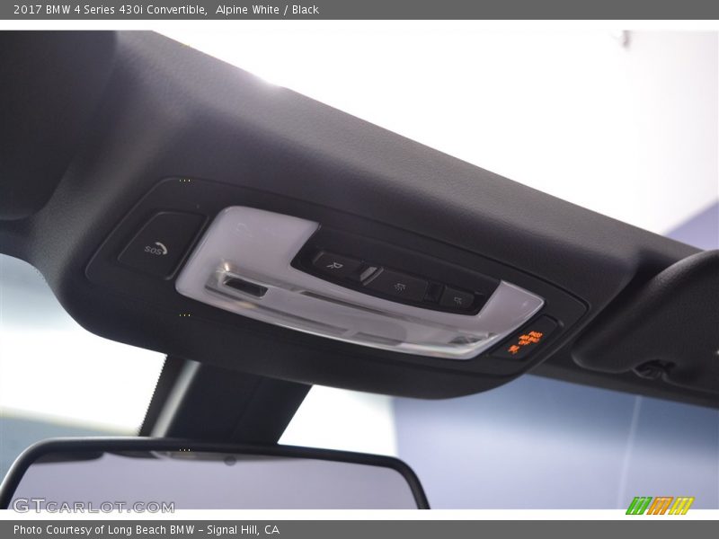 Alpine White / Black 2017 BMW 4 Series 430i Convertible