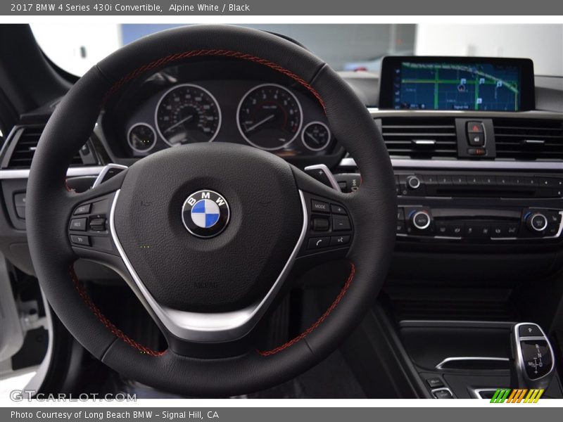 Alpine White / Black 2017 BMW 4 Series 430i Convertible