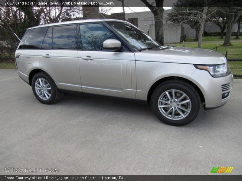 Aruba Metallic / Ebony/Ebony 2017 Land Rover Range Rover