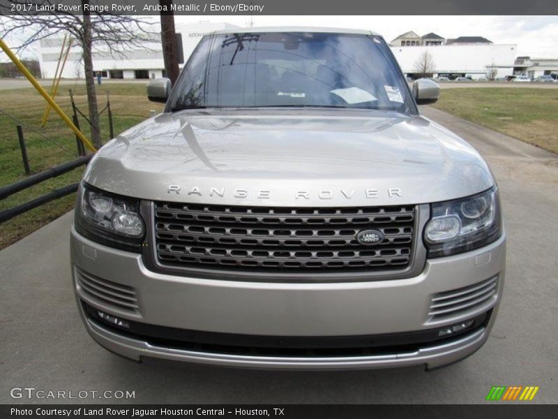 Aruba Metallic / Ebony/Ebony 2017 Land Rover Range Rover