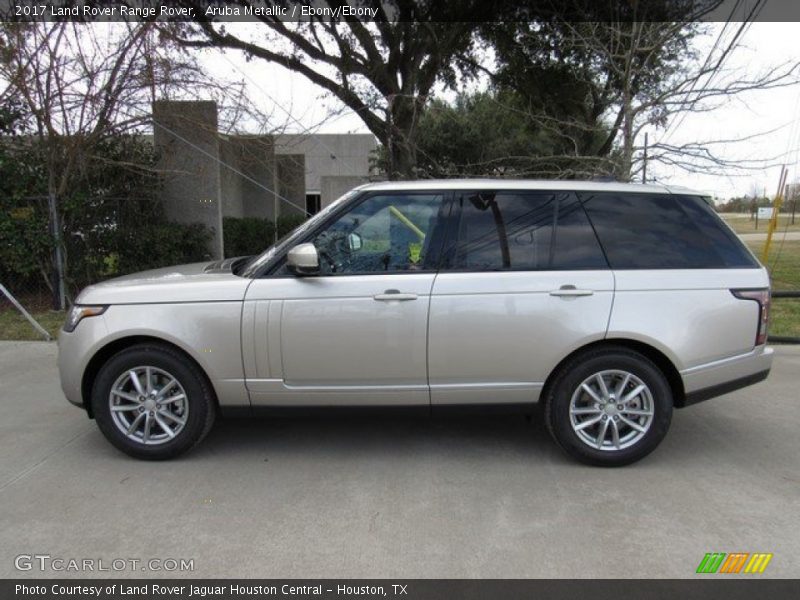 Aruba Metallic / Ebony/Ebony 2017 Land Rover Range Rover
