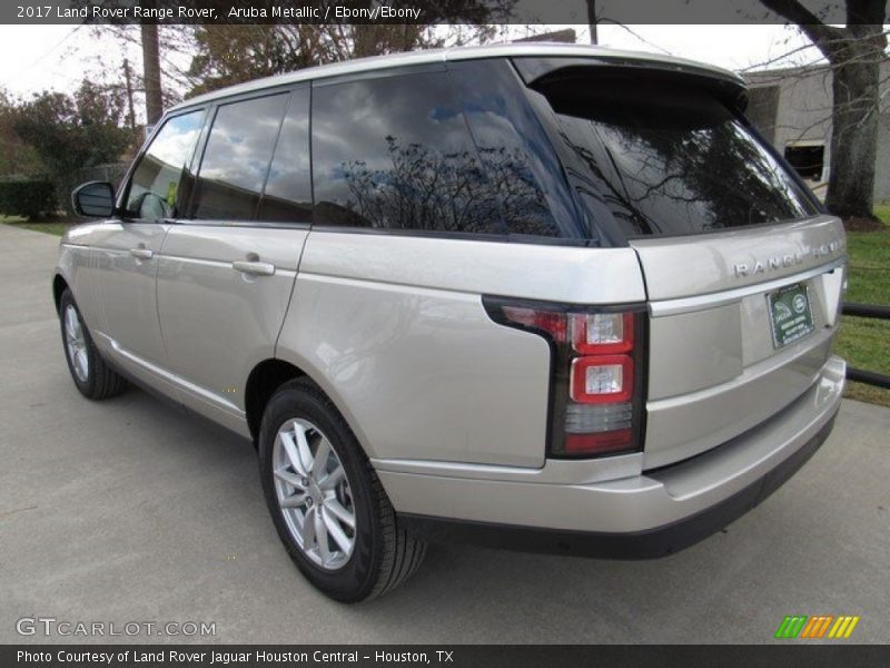 Aruba Metallic / Ebony/Ebony 2017 Land Rover Range Rover