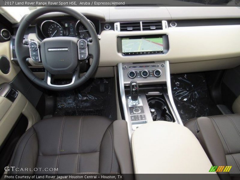 Dashboard of 2017 Range Rover Sport HSE