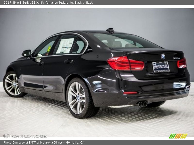 Jet Black / Black 2017 BMW 3 Series 330e iPerfomance Sedan