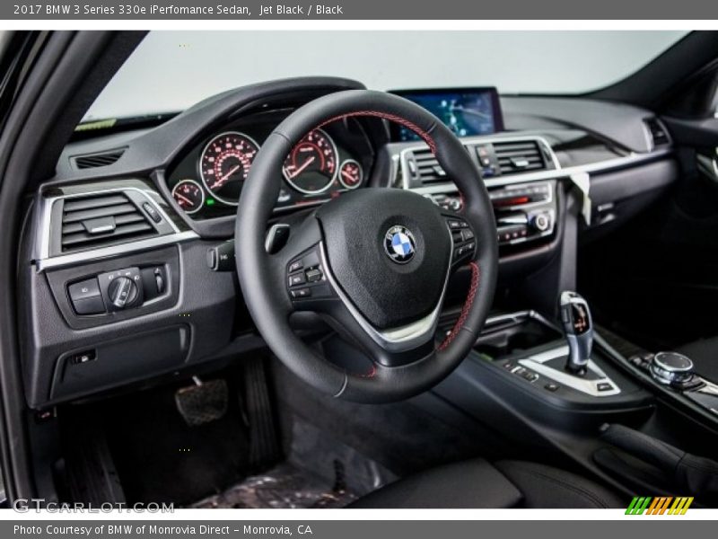 Jet Black / Black 2017 BMW 3 Series 330e iPerfomance Sedan