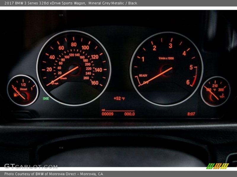  2017 3 Series 328d xDrive Sports Wagon 328d xDrive Sports Wagon Gauges