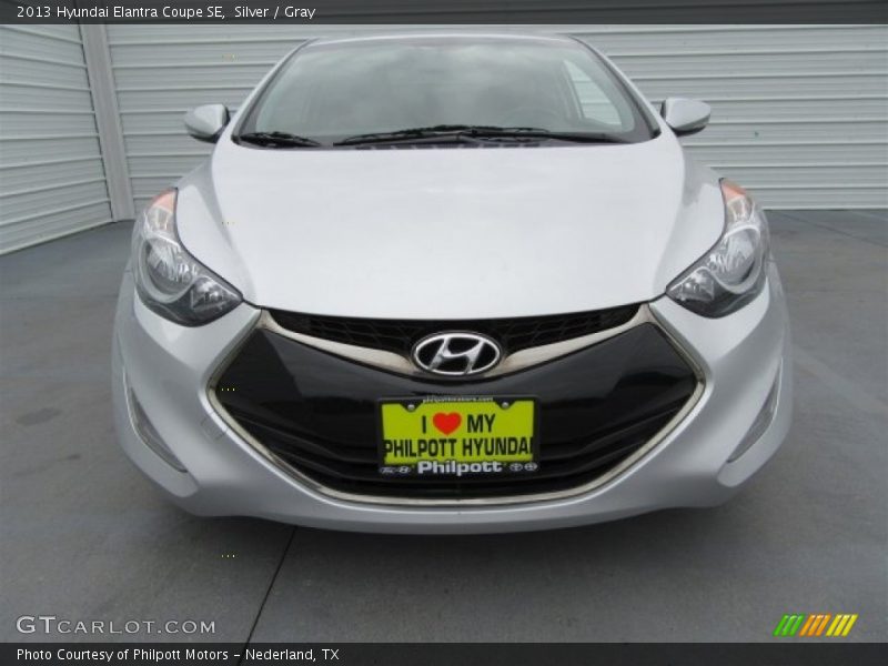 Silver / Gray 2013 Hyundai Elantra Coupe SE