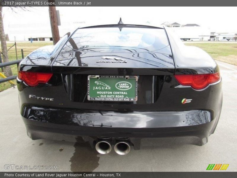 Ultimate Black / Jet 2017 Jaguar F-TYPE S Coupe