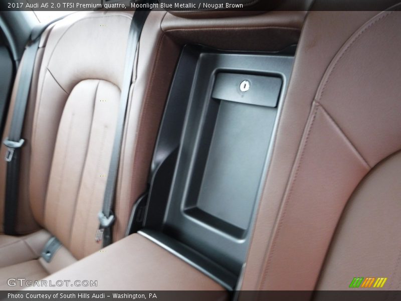 Moonlight Blue Metallic / Nougat Brown 2017 Audi A6 2.0 TFSI Premium quattro