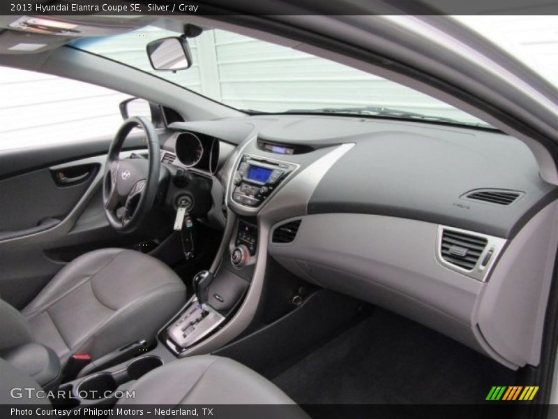 Silver / Gray 2013 Hyundai Elantra Coupe SE