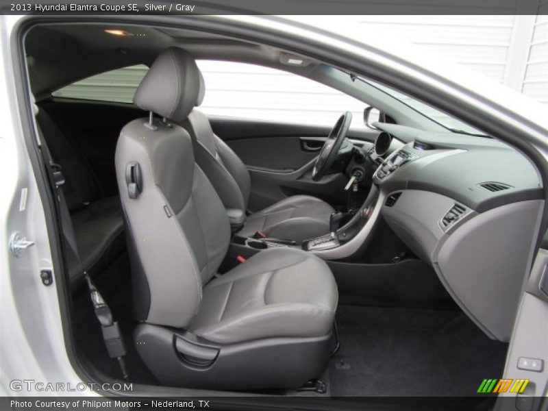 Silver / Gray 2013 Hyundai Elantra Coupe SE