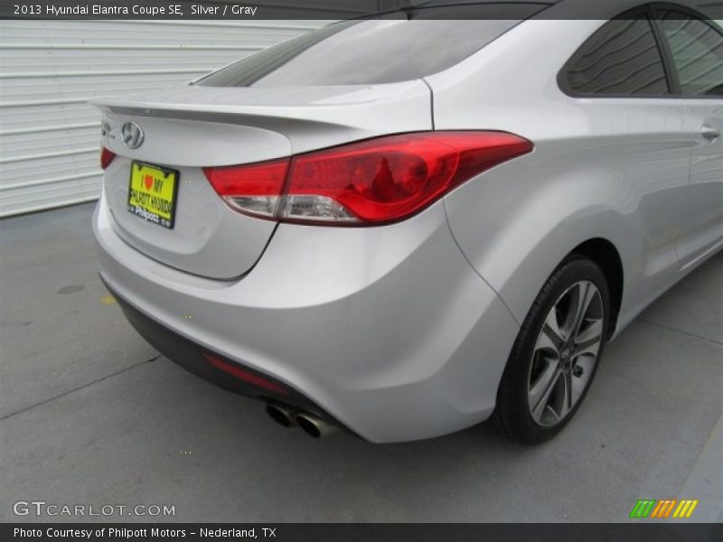 Silver / Gray 2013 Hyundai Elantra Coupe SE