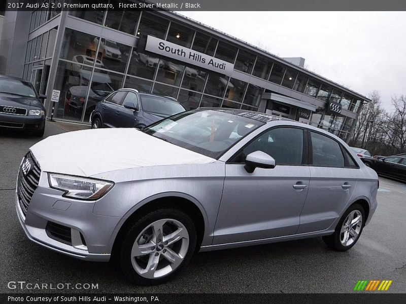 Florett Silver Metallic / Black 2017 Audi A3 2.0 Premium quttaro