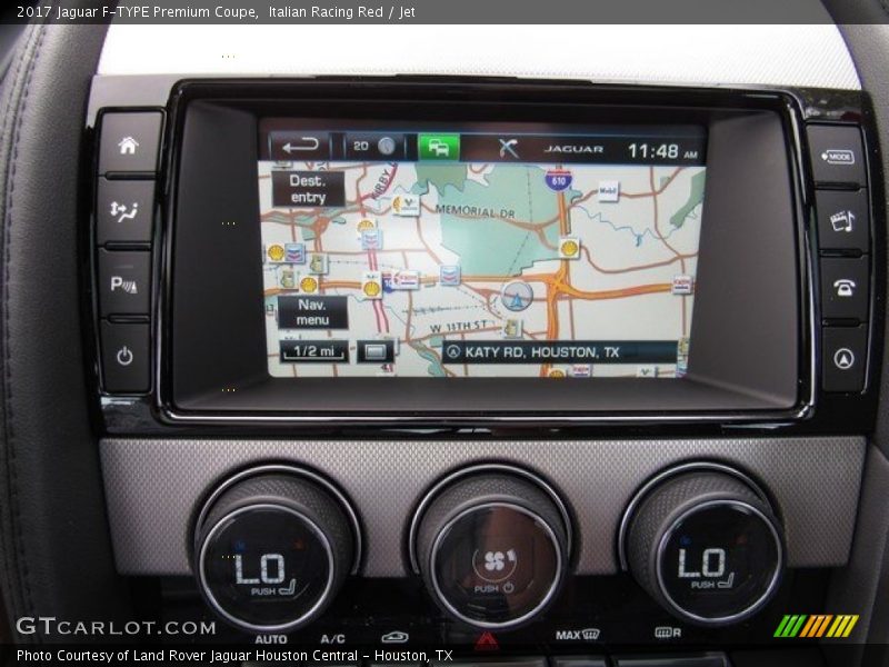 Navigation of 2017 F-TYPE Premium Coupe