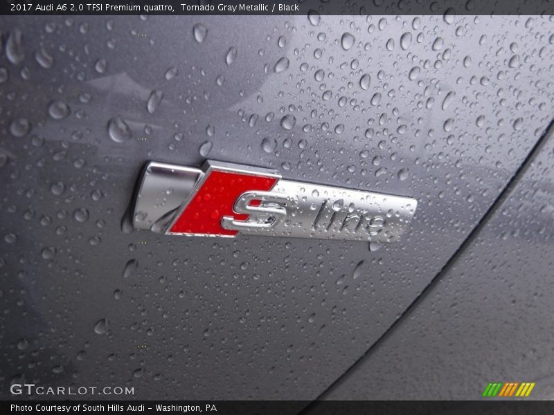 Tornado Gray Metallic / Black 2017 Audi A6 2.0 TFSI Premium quattro