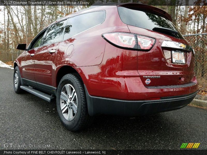 Siren Red Tintcoat / Ebony 2017 Chevrolet Traverse LT
