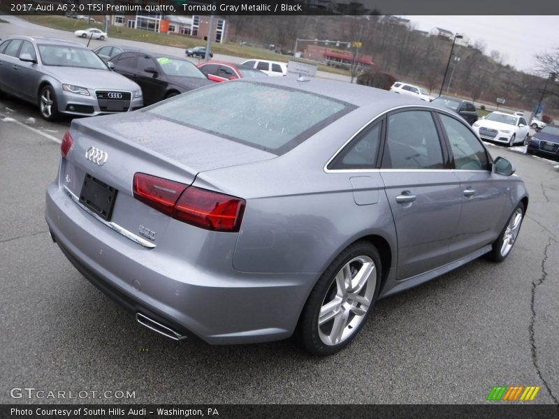 Tornado Gray Metallic / Black 2017 Audi A6 2.0 TFSI Premium quattro