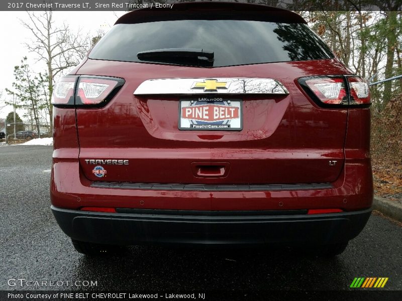 Siren Red Tintcoat / Ebony 2017 Chevrolet Traverse LT