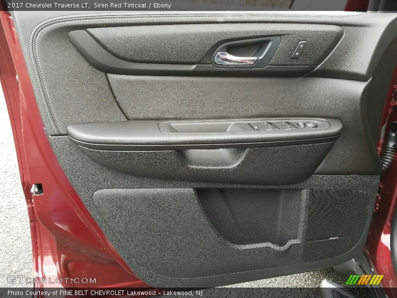 Siren Red Tintcoat / Ebony 2017 Chevrolet Traverse LT