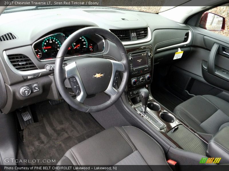 Siren Red Tintcoat / Ebony 2017 Chevrolet Traverse LT
