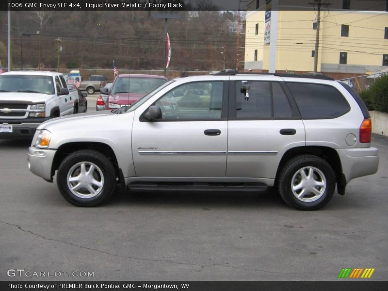 Liquid Silver Metallic / Ebony Black 2006 GMC Envoy SLE 4x4