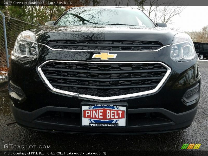 Black / Jet Black 2017 Chevrolet Equinox LS