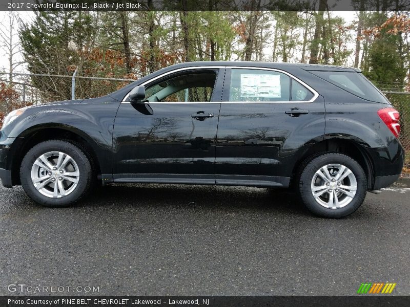 Black / Jet Black 2017 Chevrolet Equinox LS