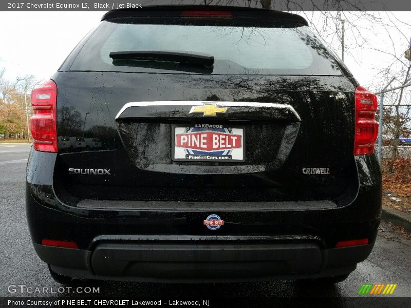 Black / Jet Black 2017 Chevrolet Equinox LS