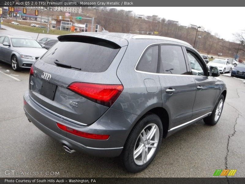 Monsoon Gray Metallic / Black 2017 Audi Q5 2.0 TFSI Premium quattro