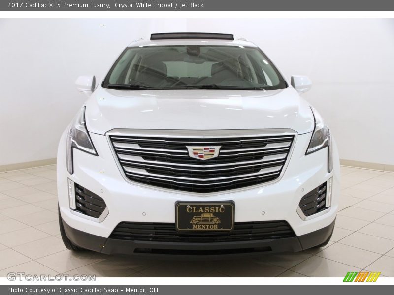 Crystal White Tricoat / Jet Black 2017 Cadillac XT5 Premium Luxury