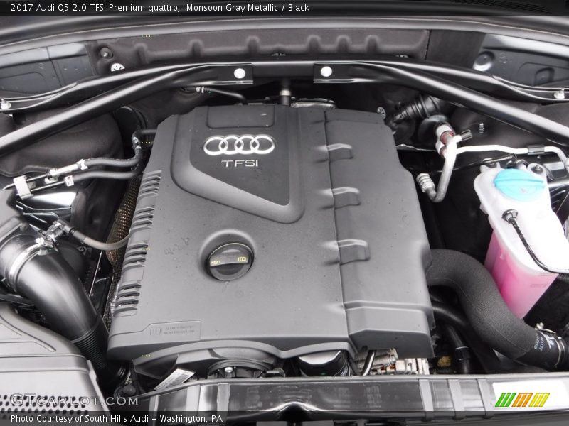 Monsoon Gray Metallic / Black 2017 Audi Q5 2.0 TFSI Premium quattro