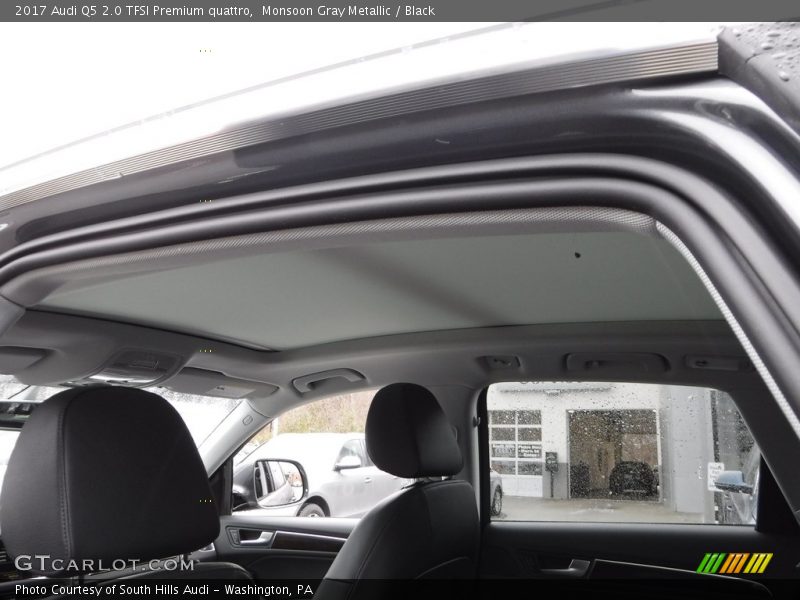 Monsoon Gray Metallic / Black 2017 Audi Q5 2.0 TFSI Premium quattro
