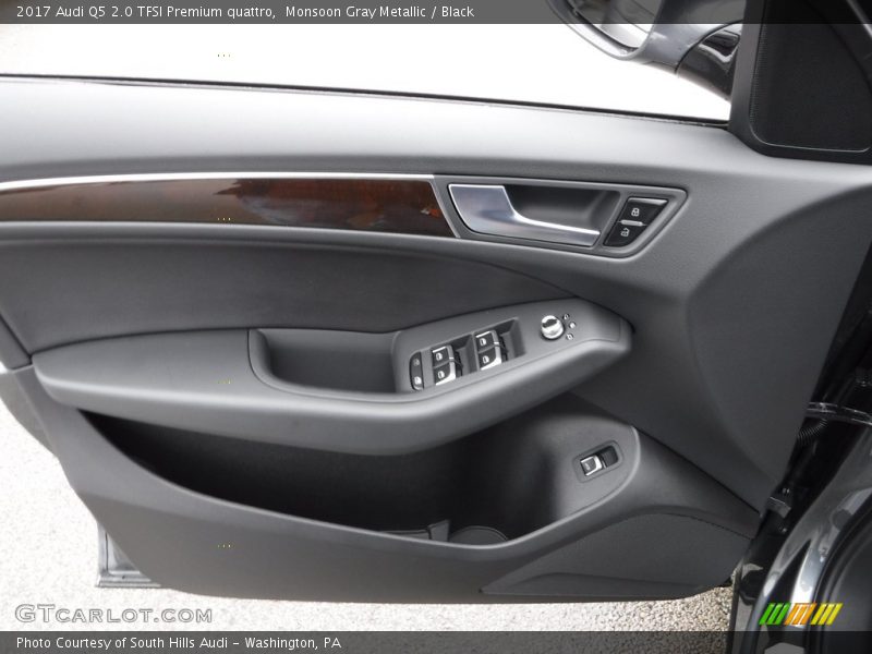 Monsoon Gray Metallic / Black 2017 Audi Q5 2.0 TFSI Premium quattro
