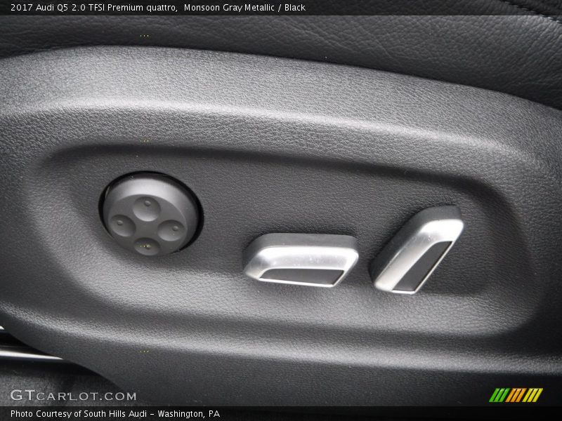 Monsoon Gray Metallic / Black 2017 Audi Q5 2.0 TFSI Premium quattro