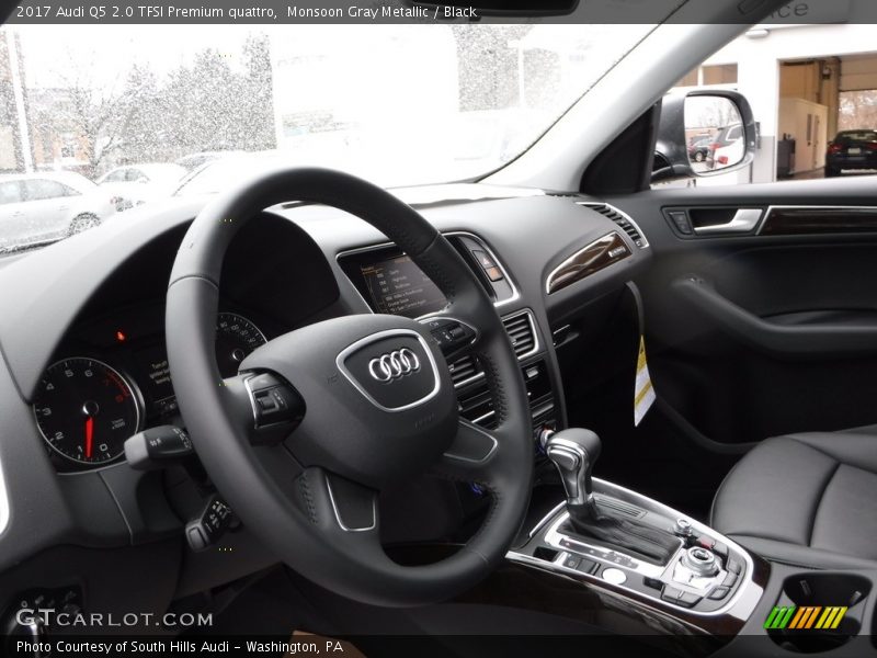 Monsoon Gray Metallic / Black 2017 Audi Q5 2.0 TFSI Premium quattro