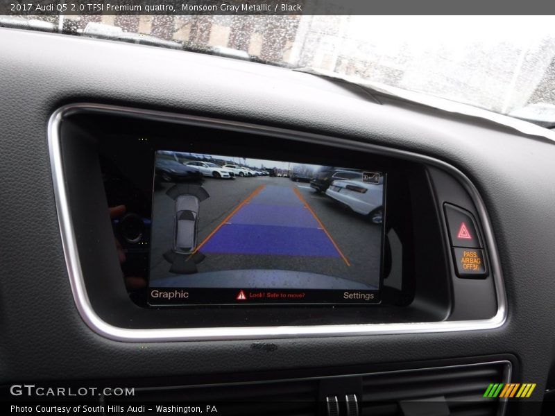 Monsoon Gray Metallic / Black 2017 Audi Q5 2.0 TFSI Premium quattro