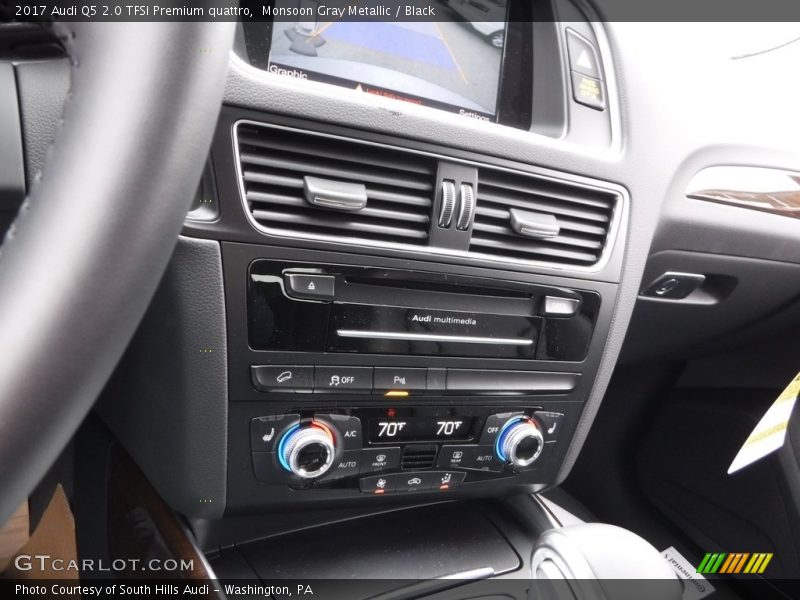 Monsoon Gray Metallic / Black 2017 Audi Q5 2.0 TFSI Premium quattro