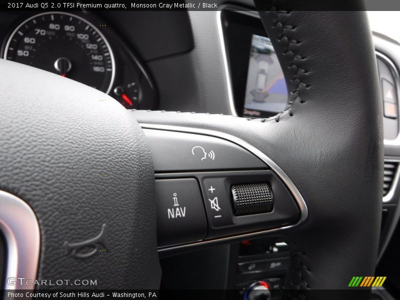 Monsoon Gray Metallic / Black 2017 Audi Q5 2.0 TFSI Premium quattro