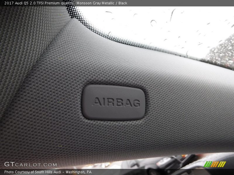 Monsoon Gray Metallic / Black 2017 Audi Q5 2.0 TFSI Premium quattro