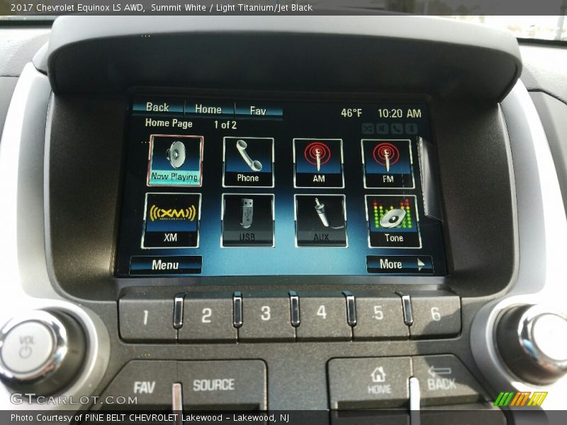 Summit White / Light Titanium/Jet Black 2017 Chevrolet Equinox LS AWD