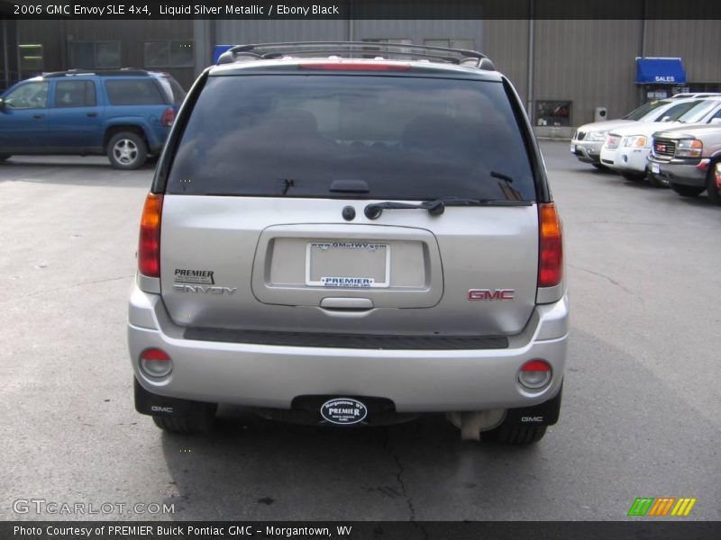 Liquid Silver Metallic / Ebony Black 2006 GMC Envoy SLE 4x4
