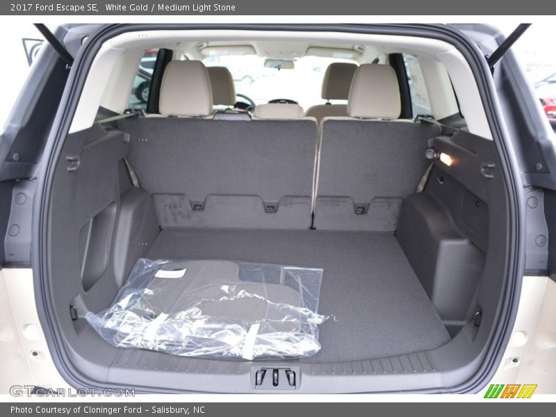 White Gold / Medium Light Stone 2017 Ford Escape SE