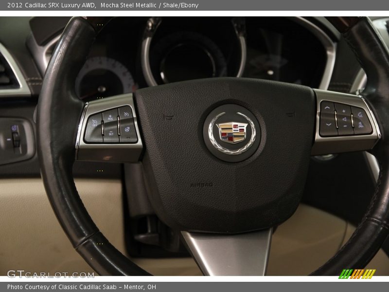 Mocha Steel Metallic / Shale/Ebony 2012 Cadillac SRX Luxury AWD