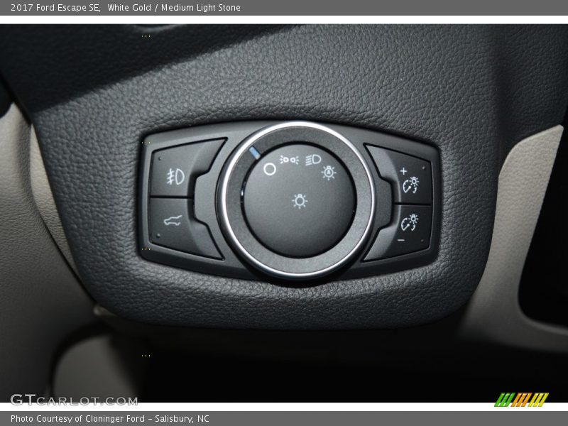 White Gold / Medium Light Stone 2017 Ford Escape SE