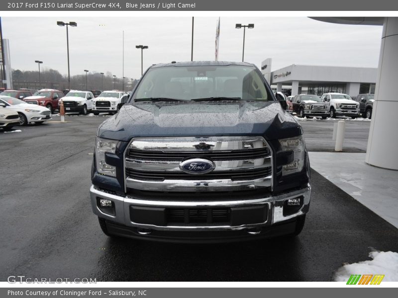 Blue Jeans / Light Camel 2017 Ford F150 Lariat SuperCrew 4X4