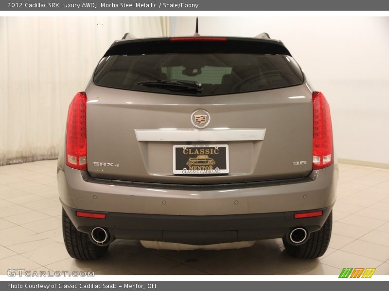 Mocha Steel Metallic / Shale/Ebony 2012 Cadillac SRX Luxury AWD