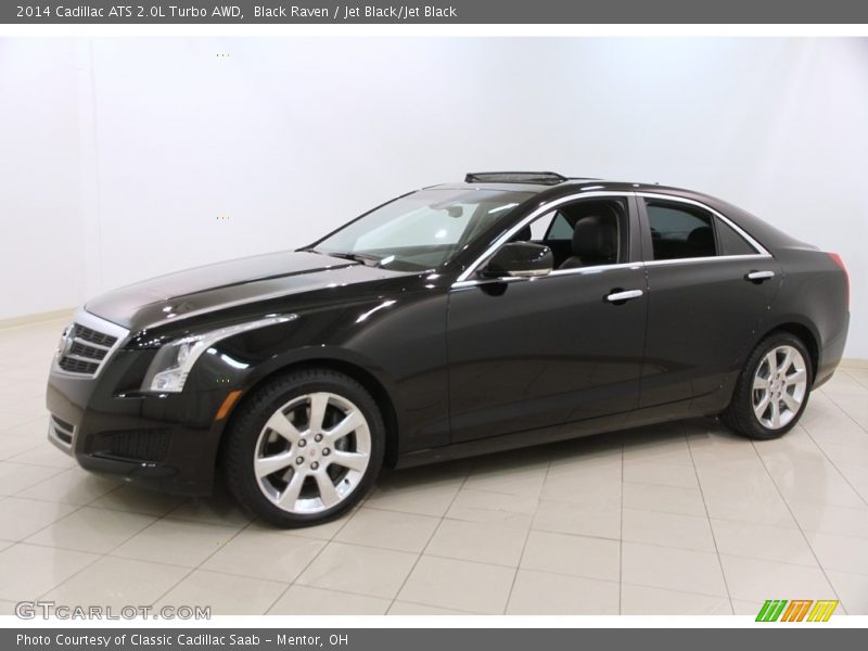 Black Raven / Jet Black/Jet Black 2014 Cadillac ATS 2.0L Turbo AWD