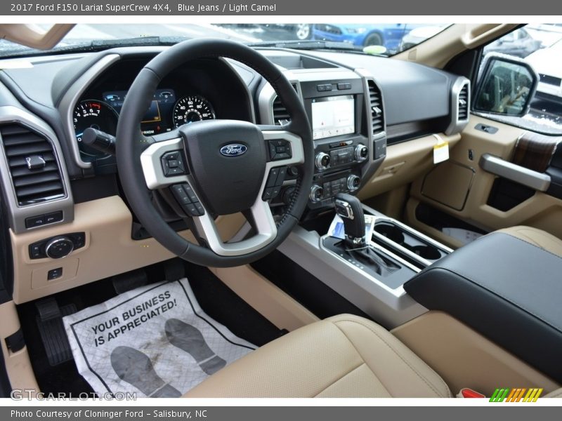  2017 F150 Lariat SuperCrew 4X4 Light Camel Interior