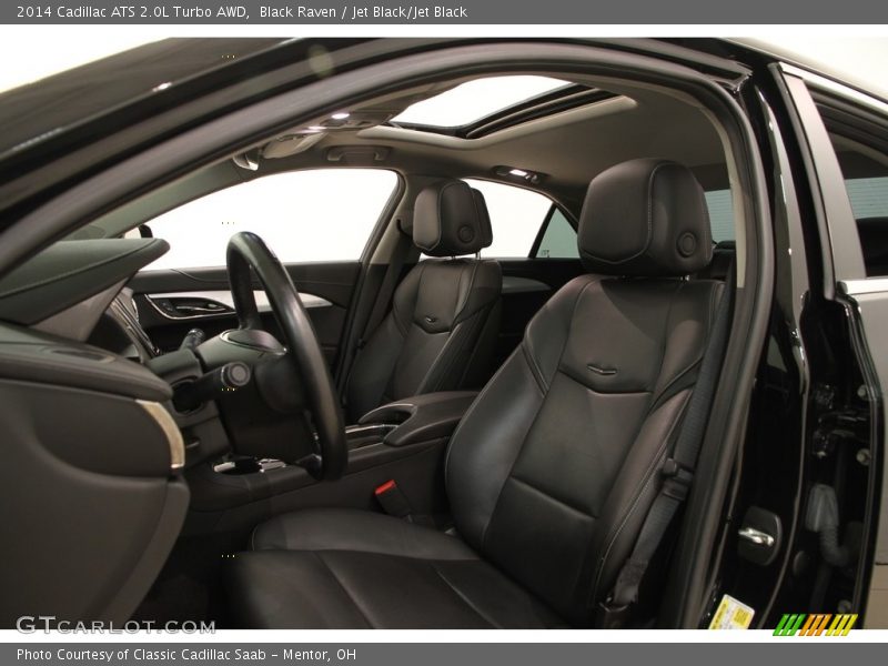 Black Raven / Jet Black/Jet Black 2014 Cadillac ATS 2.0L Turbo AWD