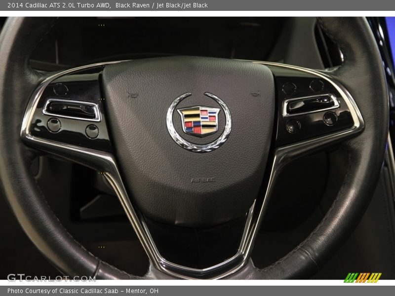 Black Raven / Jet Black/Jet Black 2014 Cadillac ATS 2.0L Turbo AWD